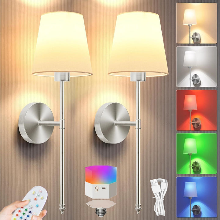 Modern Wireless Wall Sconce