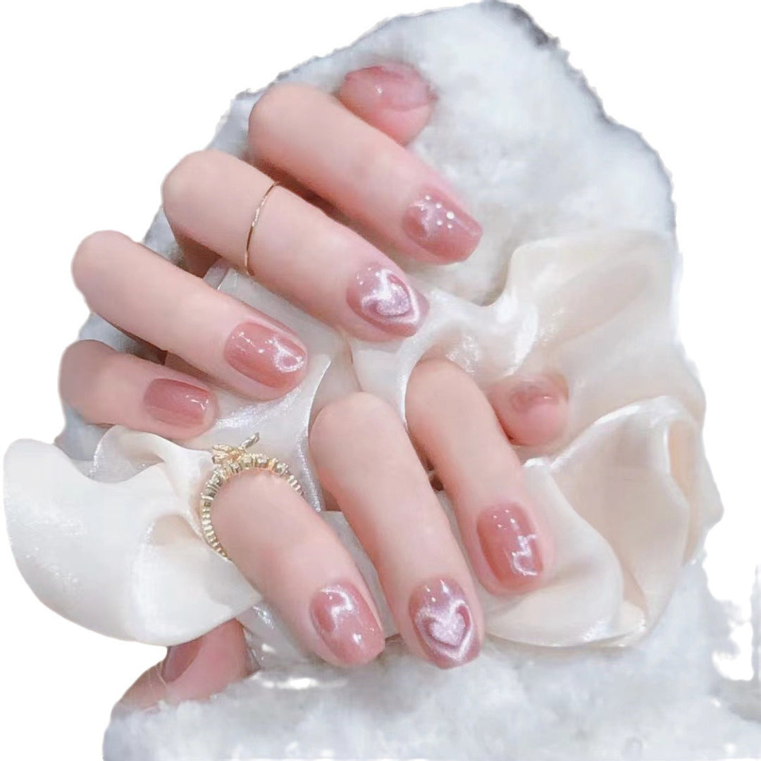Heart-Design Press-On Nails Kalsten