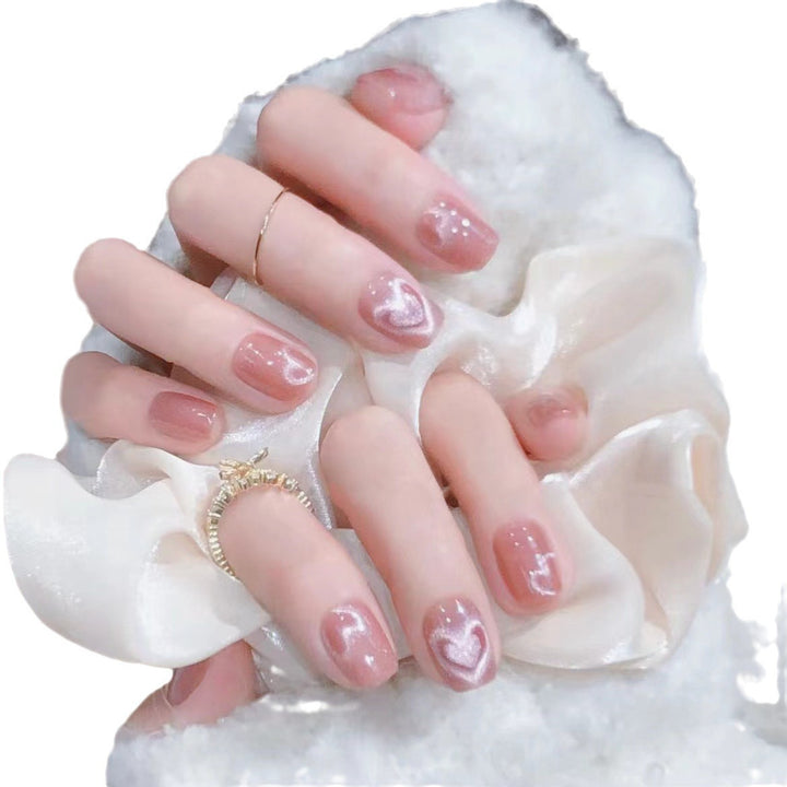 Heart-Design Press-On Nails Kalsten