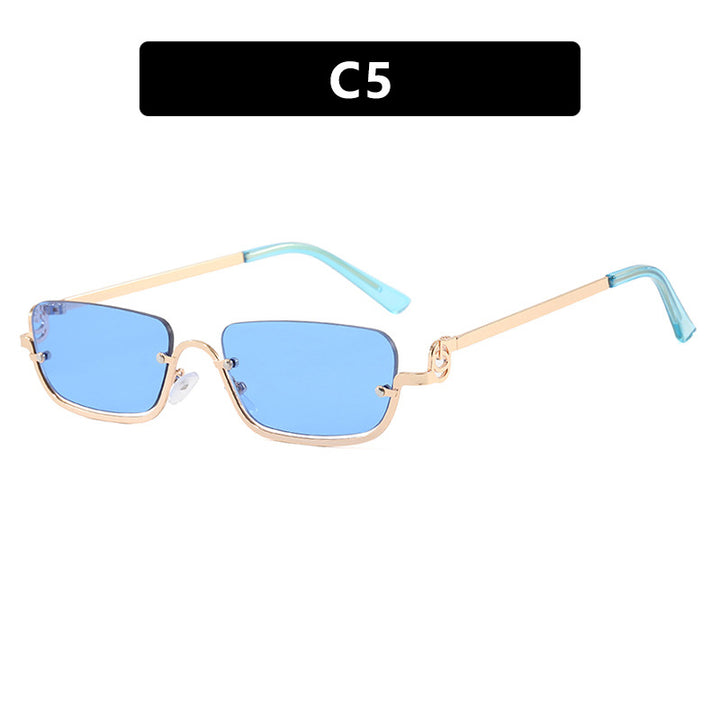 Women Fashionable Square Sunglasses with Elegant Metal Frame Kalsten