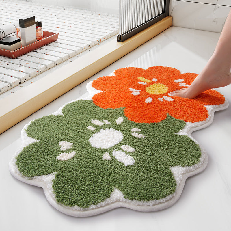 Camouflage Pattern Bath Mat