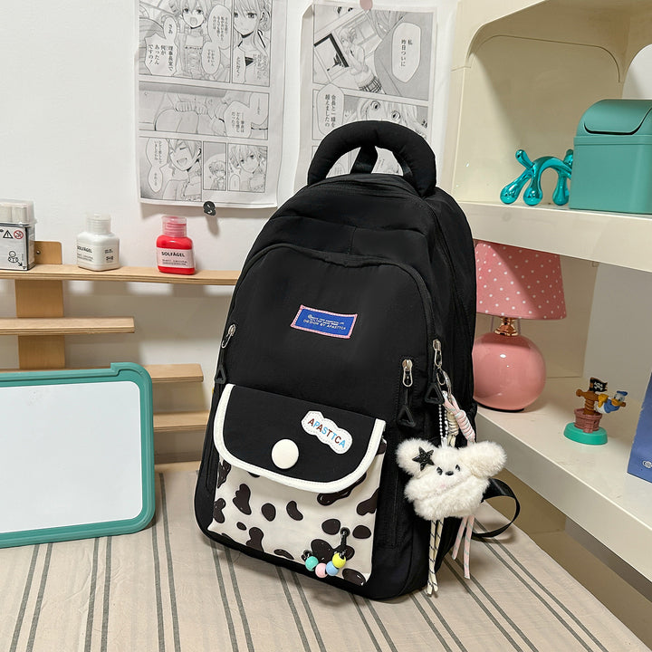 Stylish Multi-Pocket Backpack with Fun Accents Kalsten