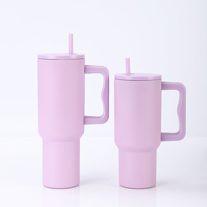 Women's High-Quality Insulated Mug with Integrated Straw Kalsten
