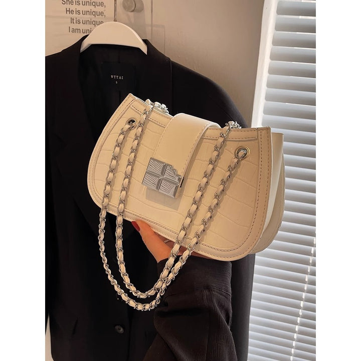 Crocodile-Embossed Evening Handbag Kalsten