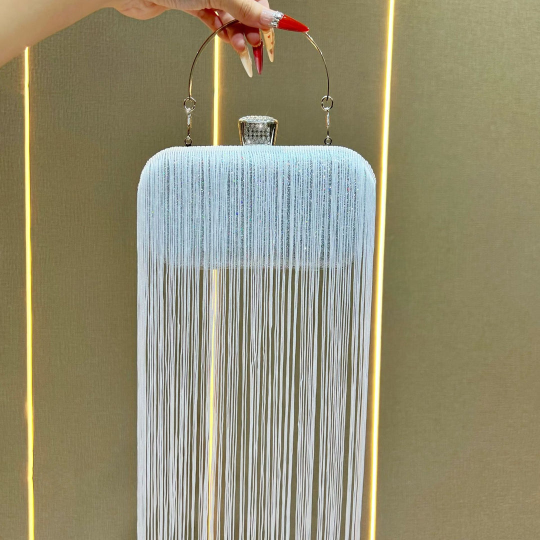 Fringe Detail Evening Clutch