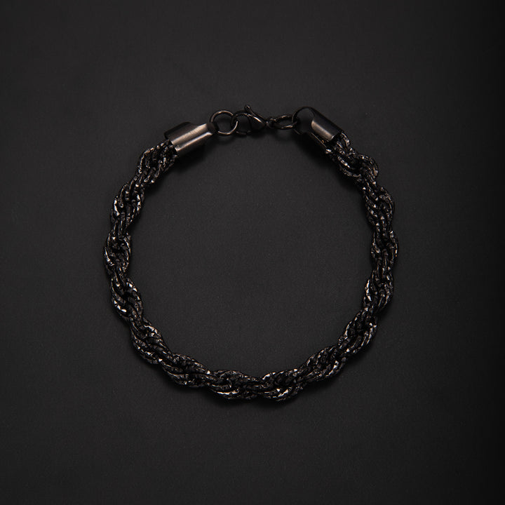 Braided Gold Statement Bracelet Kalsten