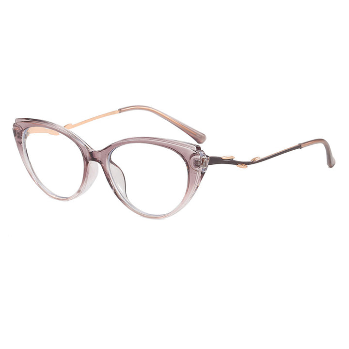 Fashionable Cat-Eye Glasses with Filigree Design Kalsten