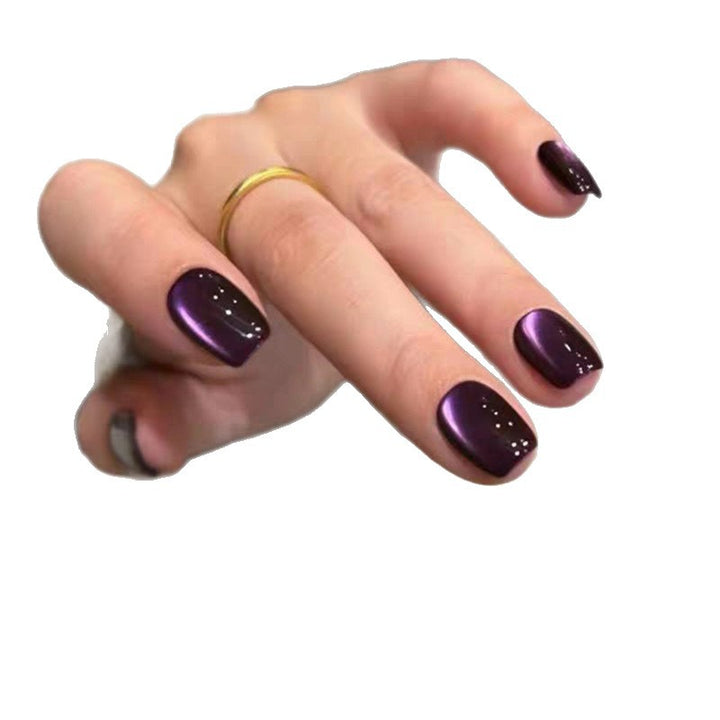 Glossy Square Nail Enhancements