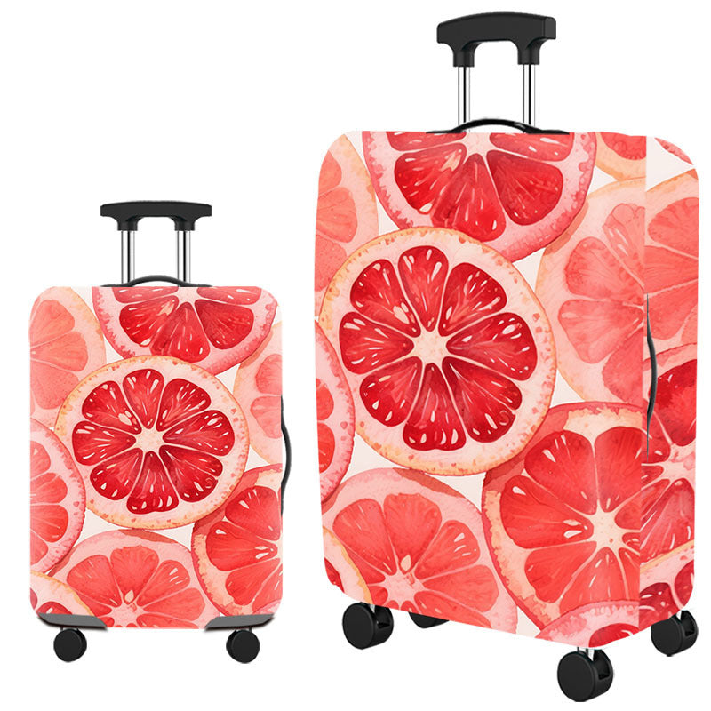 Tropical Leaf Print Hard Shell Luggage Kalsten
