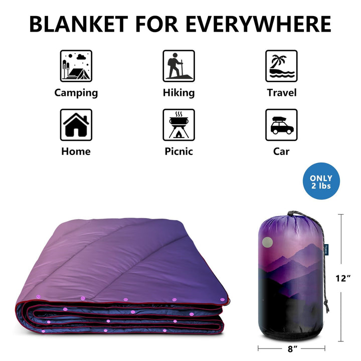 Unisex Travel Blanket with Thermal Insulating Filling Kalsten