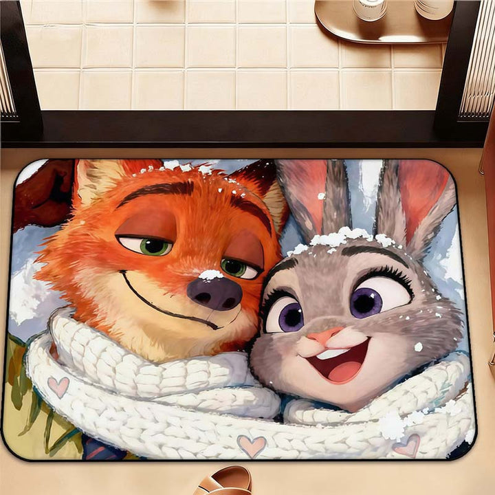 Cartoon-Themed Area Mat