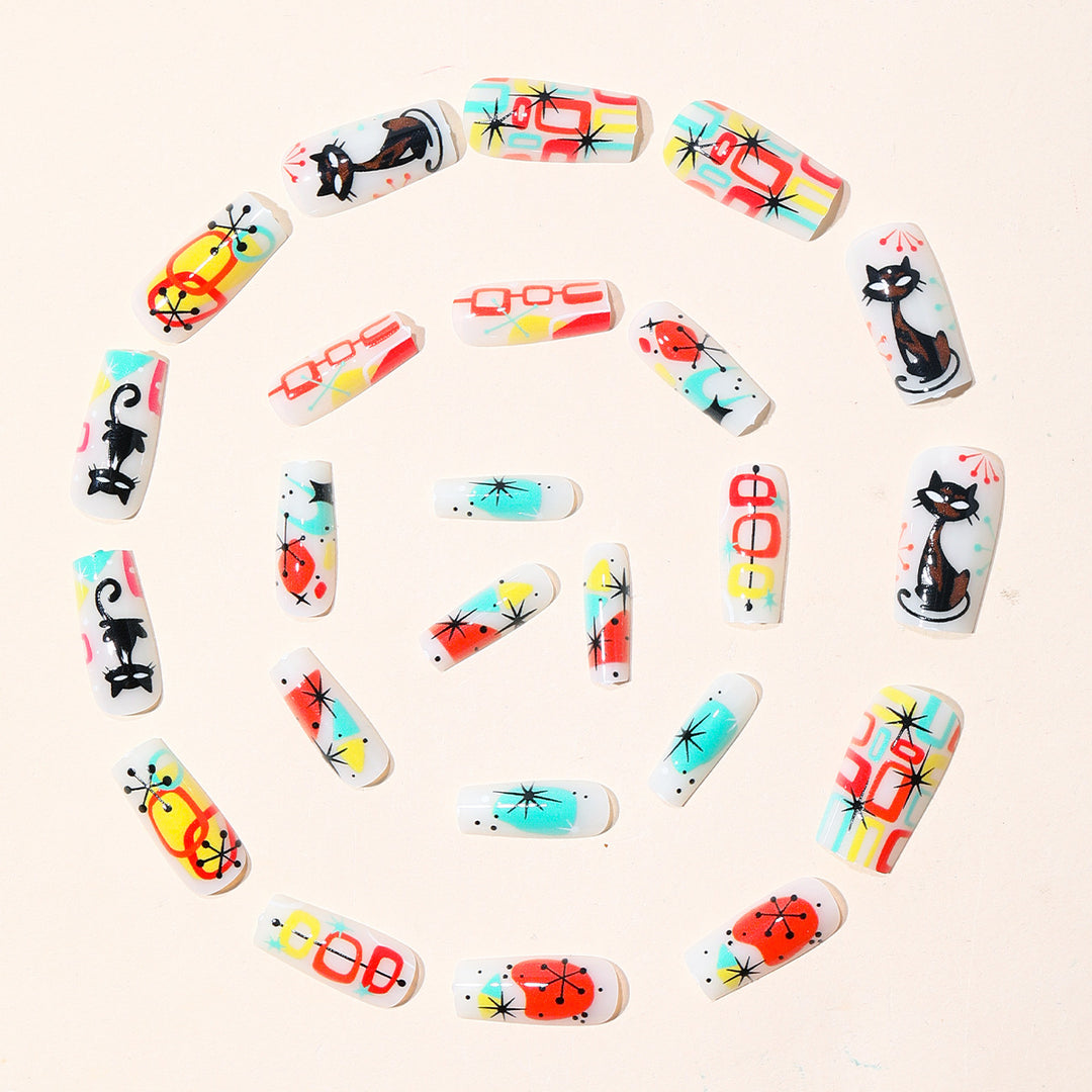 Artistic Abstract Nail Art Set Kalsten