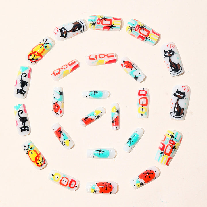 Artistic Abstract Nail Art Set Kalsten
