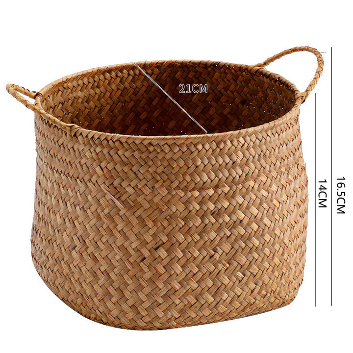 Unisex Stylish Storage Baskets made of Handwoven Natural Material Kalsten