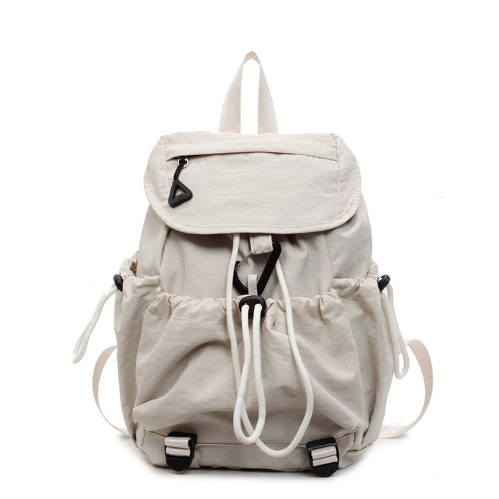 Leisure backpack with elastic drawstring and practical side pockets Kalsten