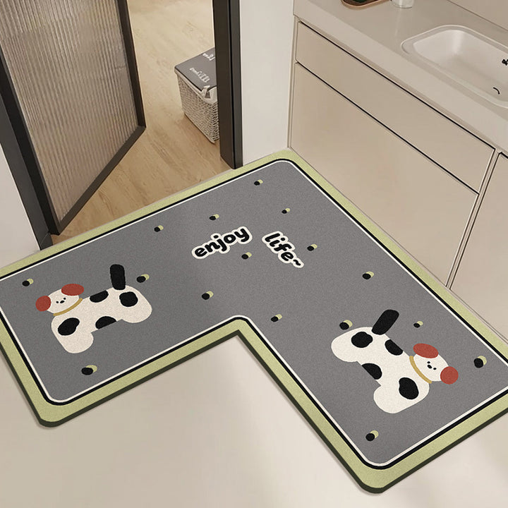 Panda-Themed Decorative Bath Mat