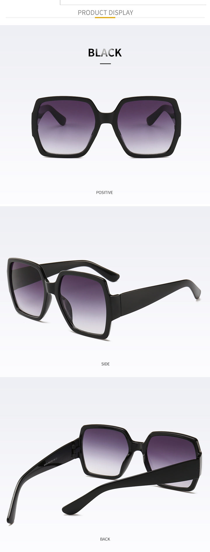 Sparkling Geometric Frame Sunglasses Kalsten