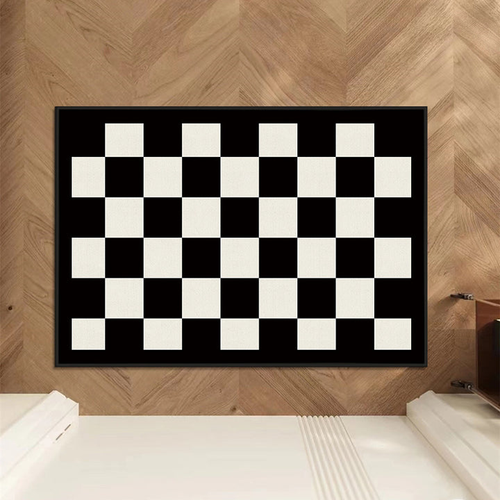 Geometric Patterned Entrance Mat