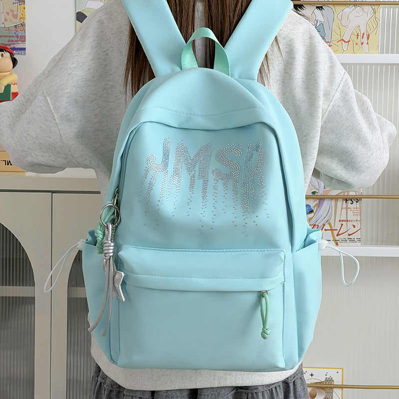 Decorative Rhinestone-Embellished Backpack Kalsten