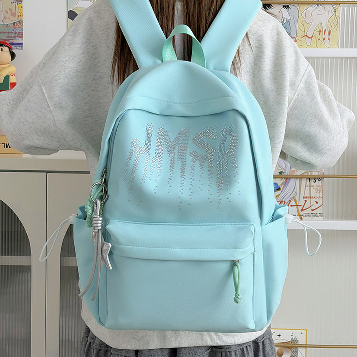 Decorative Rhinestone-Embellished Backpack Kalsten