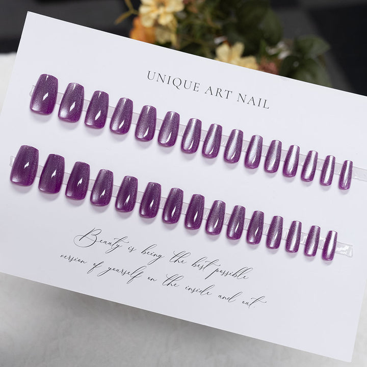 Glossy Acrylic Press-On Nail Set