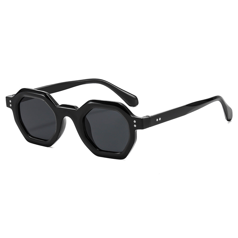 Women's octagonal sunglasses with stylish pattern and UV protection Kalsten