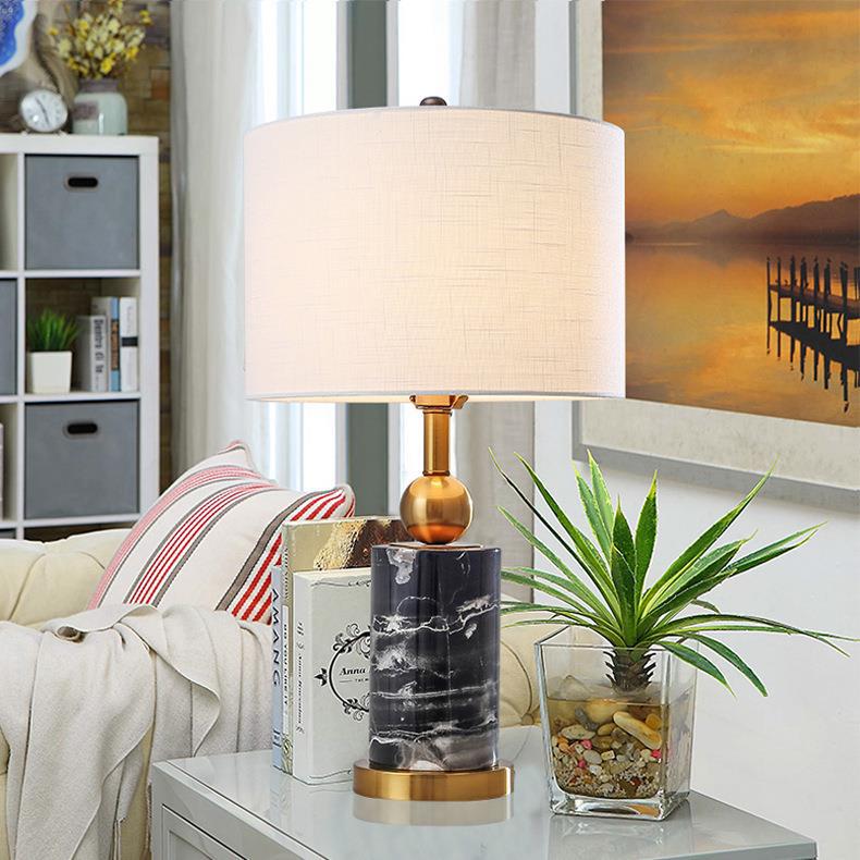 Elegant Decorative Table Lamp with Marble Base