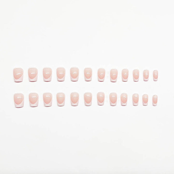 French Tip Acrylic Nail Enhancements Kalsten