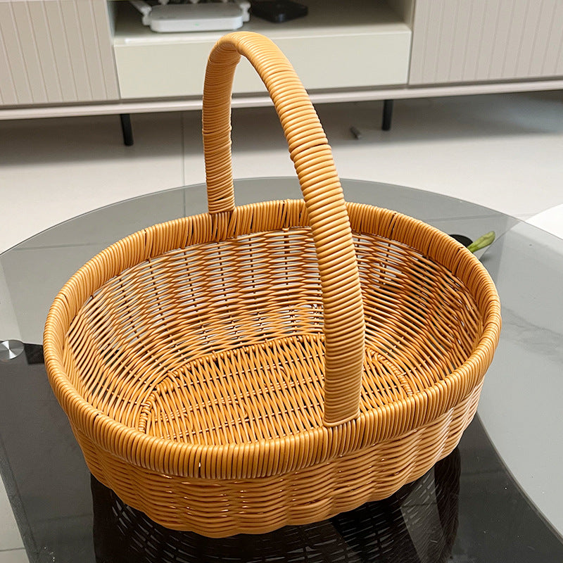 Women's Handwoven Shopping Basket Kalsten