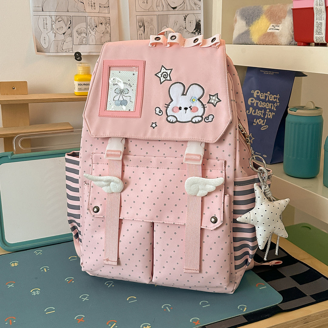 Cute Character Print Backpack Kalsten