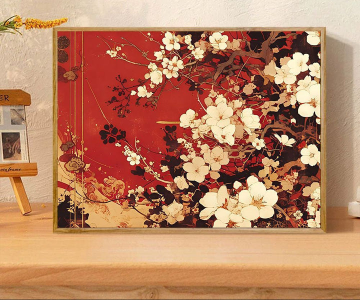 Floral-Themed Decorative Art Print Kalsten