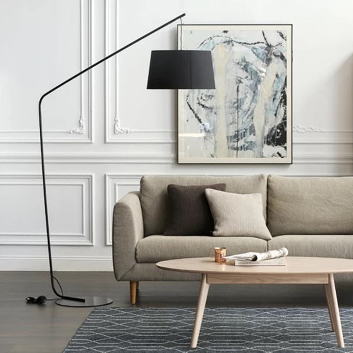 Modern Arc Floor Lamp with Adjustable Shade
