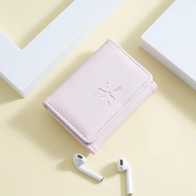 Cute Character Leather Card Wallet
