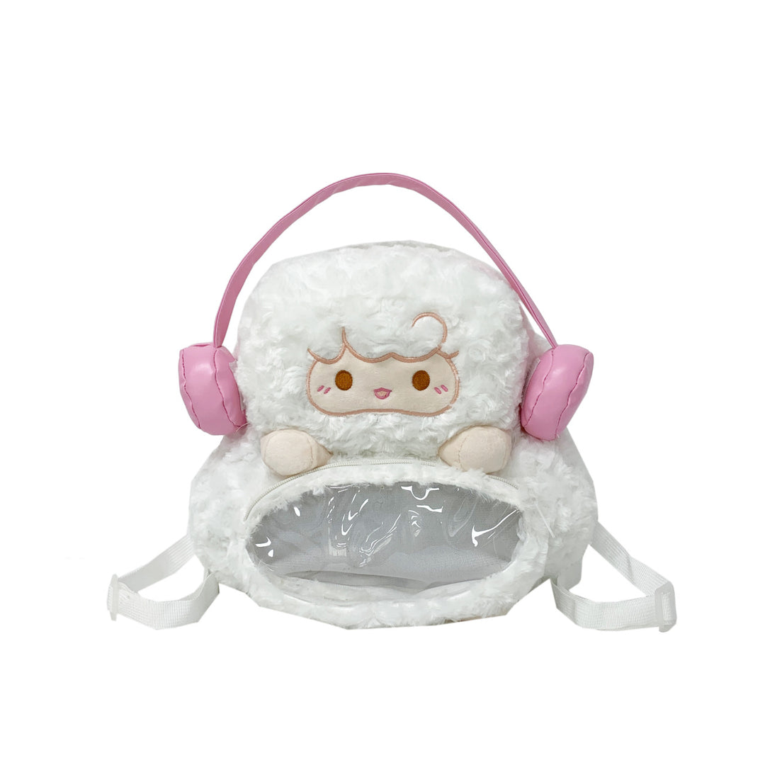 Plush backpack with transparent viewing window Kalsten