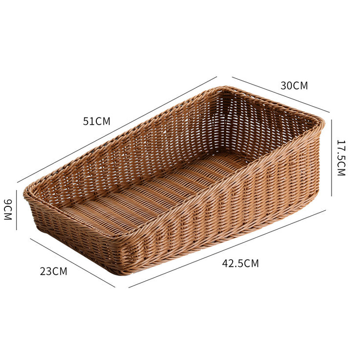 Unisex Portable Storage Box made of Woven Rattan Kalsten