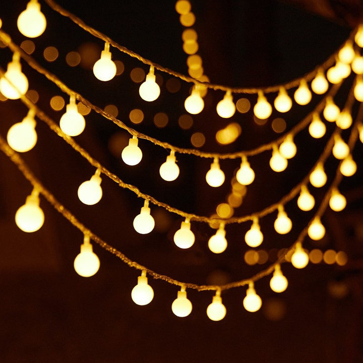 Outdoor Solar Star And Globe String Lights With Waterproof Copper Wire Kalsten