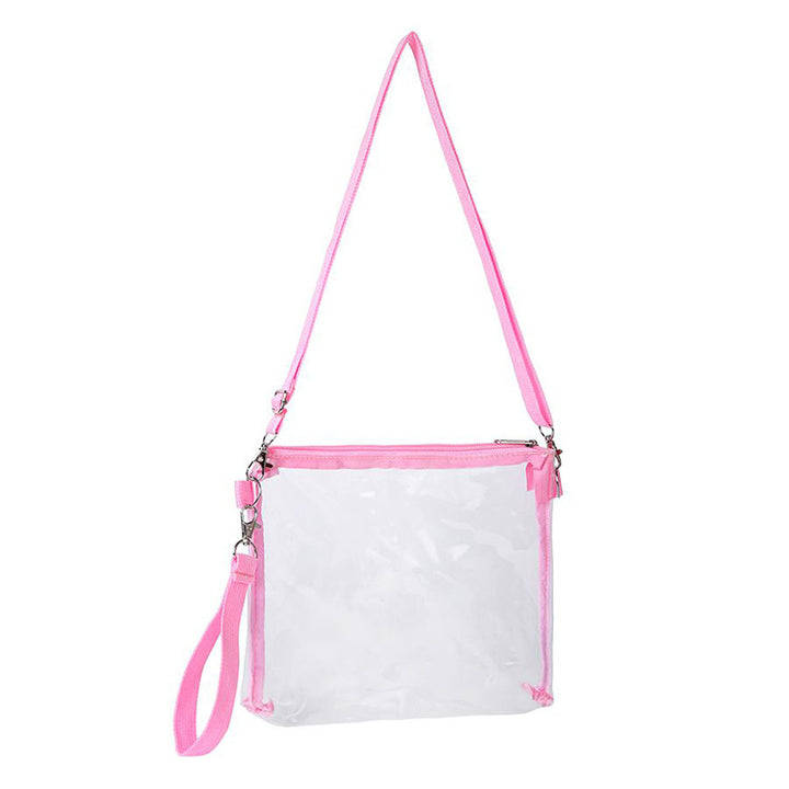 Transparent shoulder bag with adjustable shoulder strap Kalsten