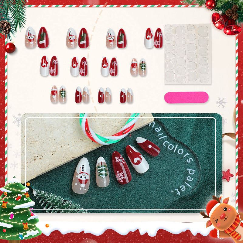 Holiday-Themed Articulated Press-On Nails