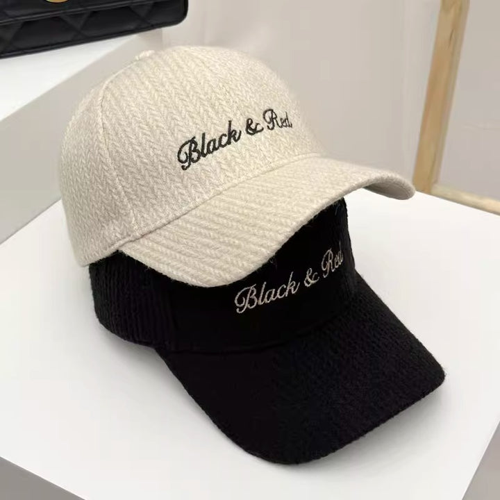 Women's Embroidered Casual Knit Baseball Cap Kalsten