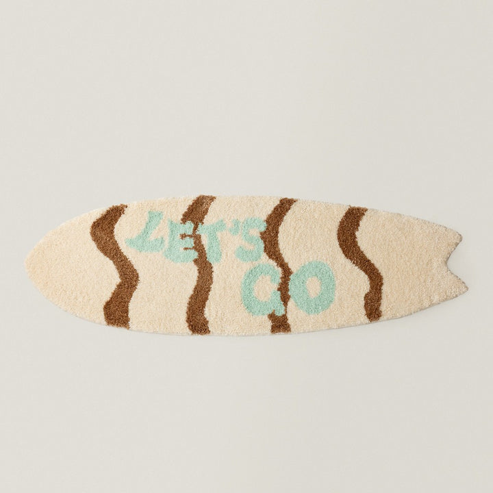 Surfboard-Shaped Decorative Bath Mat Kalsten