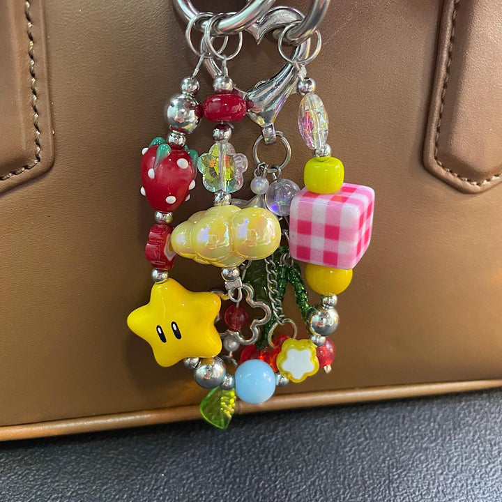 Playful Beaded Charm Keychain Kalsten 1790134650