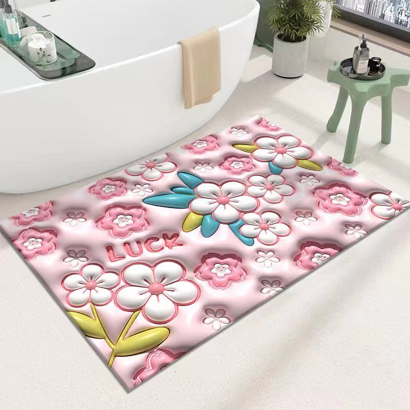 Cute Cartoon Cat Shape Bath Mat Kalsten