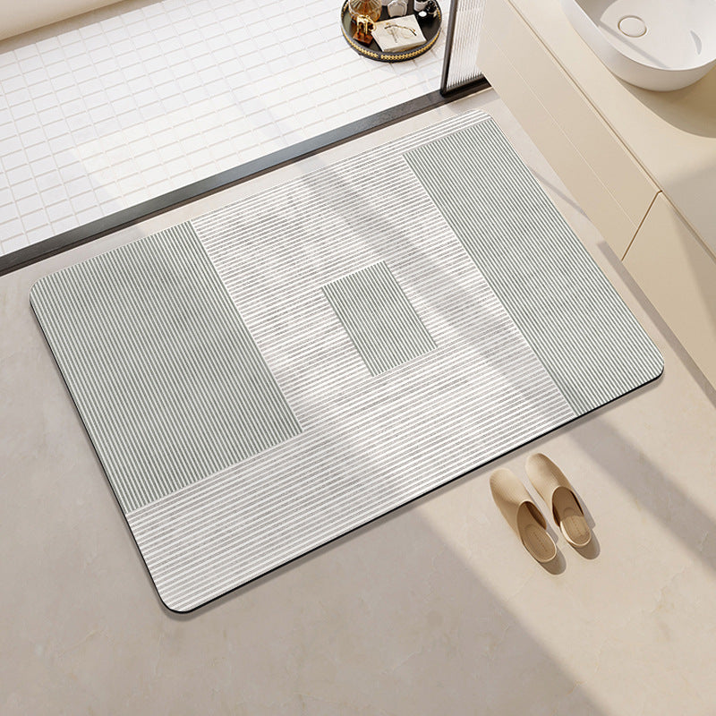 Contemporary Geometric Bath Rug Kalsten