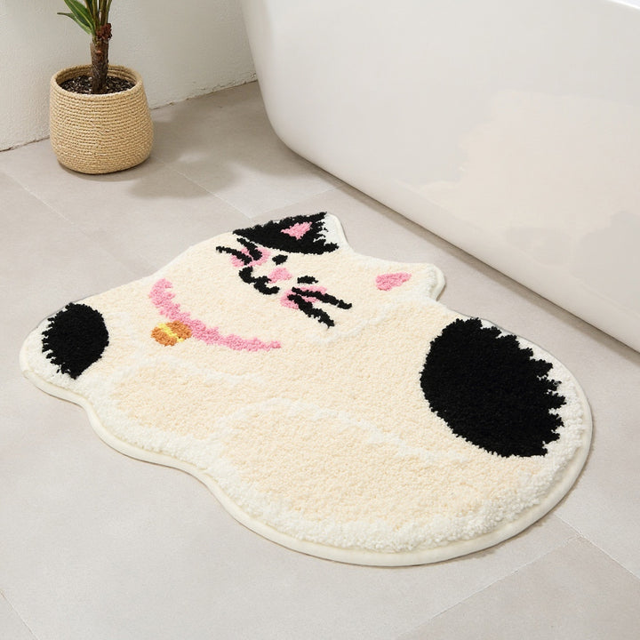 Cute Cat Shaped Bath Mat
