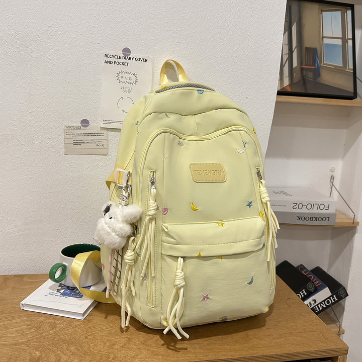 Stylish Embroidered Daily Backpack Kalsten