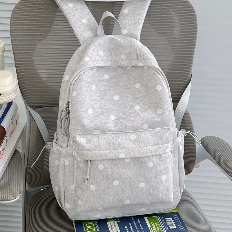 Cute Polka Dot Cotton Backpack Kalsten