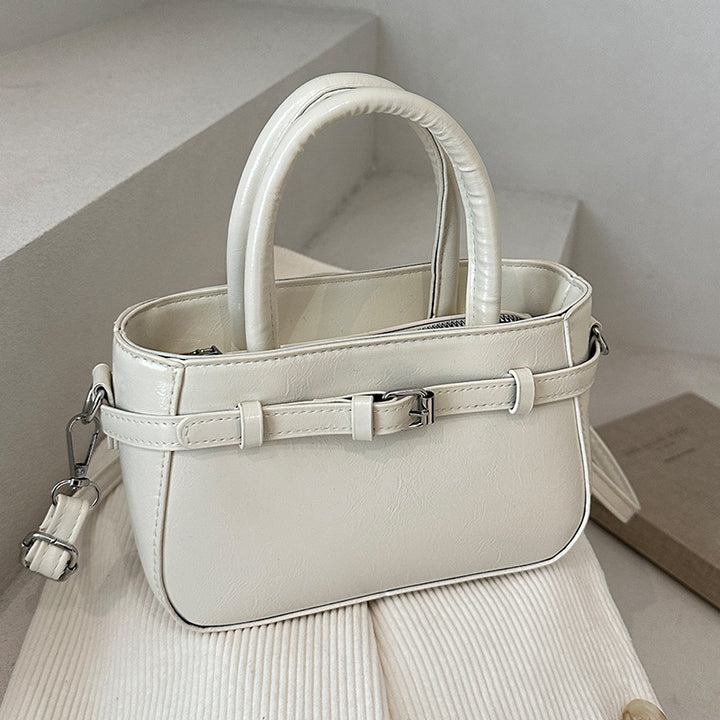 Compact Structured Crossbody Handbag