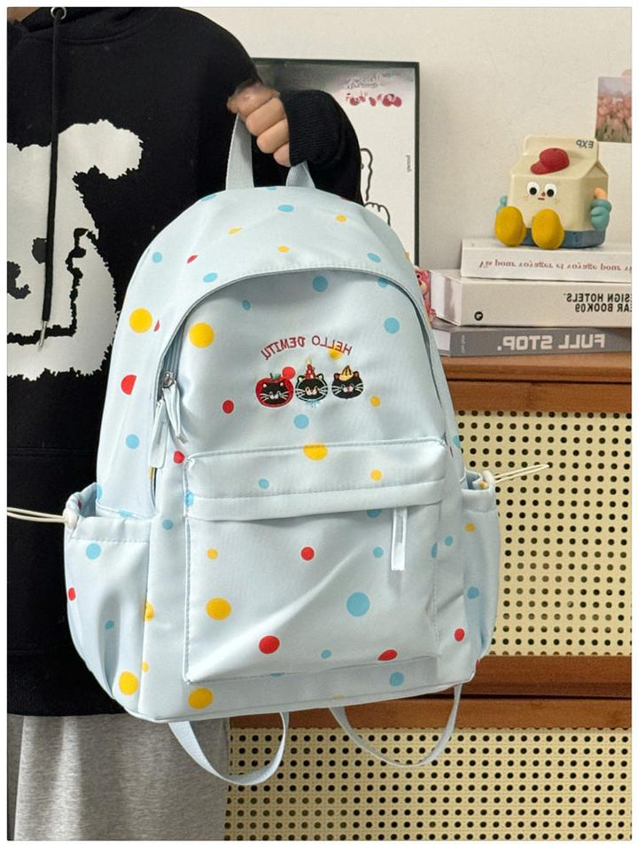 Fun-Themed Polka Dot Backpack Kalsten
