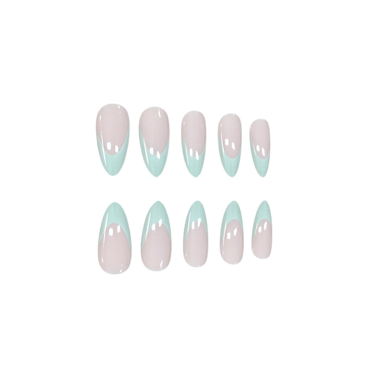 Elegant French Tip Acrylic Nail Enhancements Kalsten 1789915404