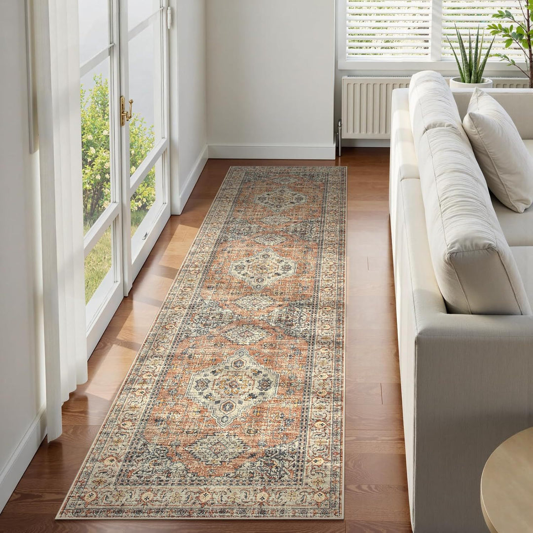 Vintage-Inspired Runner Rug